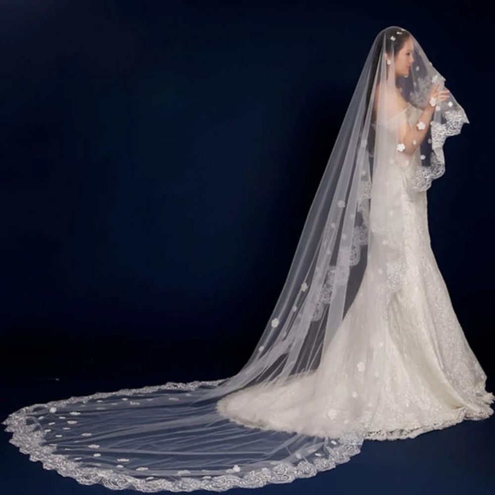 Lower Veil Wedding Tailing Veil Wedding Accessorie